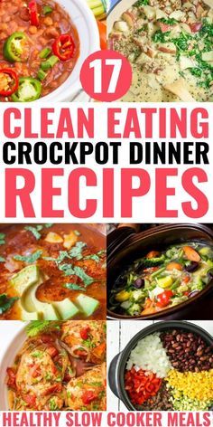 Clean Eating Meal Ideas, Crockpot Recipes For Dinner, Clean Eating Chili, Clean Eating Crock Pot Recipes, Clean Eating Crockpot, Crockpot Dinner Recipes, Clean And Delicious, Clean Eating For Beginners, Crock Pot Recipes