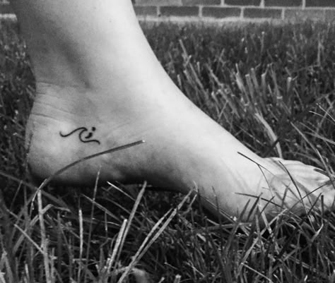 Semi colon tattoo and wave  #semicolon #tattoo #thestoryisntover Semi Colon Ankle Tattoo, Waves Semicolon Tattoo, Wave With Semicolon Tattoo, Semi-colon Tattoo On Thigh, Semi-colon Tattoo Beach, Wave And Semi Colon Tattoo, Wave Semicolon Tattoo, Rue Tattoo, Hidden Semi-colon Tattoo Ideas