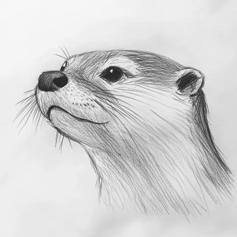 17+ Ocean Sketches To Draw 2024 Cute Details Drawing, Nature Animal Drawing, Realistic Animals Drawing, Otter Drawing Tutorial, Otter Art Illustration, Sea Otter Sketch, How To Draw Sea Creatures Step By Step, Animals To Draw Realistic, Animals Drawing Sketches