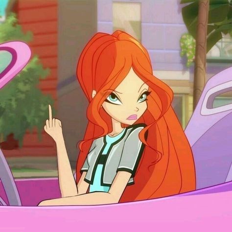 Red Head Cartoon, Red Hair Cartoon, Redhead Characters, Redhead Art, Klub Winx, Instagram Cartoon, Rick Astley, Bloom Winx Club, Girls With Red Hair