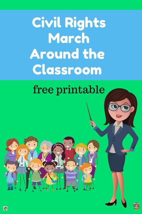 This post has a children's civil rights walk activity for the classroom or home with this free printable. Child-friendly lesson! Free Classroom Printables, Usa Roadtrip, Children's Rights, Class Activities, Child Friendly, Road Trip Usa, Civil Rights, Posters Printable, The Classroom