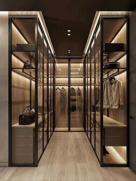 Organizer Tips, Modern Closet Designs, Small Dressing Rooms, Dream Closet Design, Walk In Closet Design, Closet Design Layout, Luxury Closets Design, Modern Closet, Wardrobe Interior Design