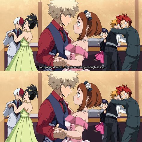 Katsuki Bakugou x Uraraka Ochako || Boku no Hero Academia Bakugou And Uraraka, Ochako Uraraka, My Hero Academia Shouto, My Hero Academia Memes, Buko No Hero Academia, Japanese Animation, My Hero Academia Episodes, Hero Academia Characters, Fanarts Anime