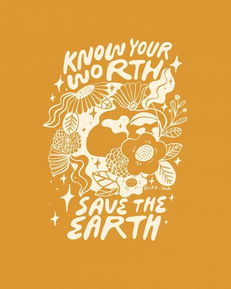 Earth Graphic Design, Last Day Of April, Day Earth, Earth Month, Save The Earth, Color Schemes Colour Palettes, Retro Tee, Art Licensing, Save Earth