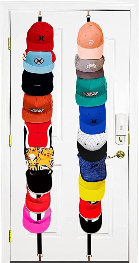 Baseball Cap Holder, Cap Holder, Hat Racks, Door Rack, Hanging Hats, Hat Hanger, Hat Storage, Hat Rack, Hook Design