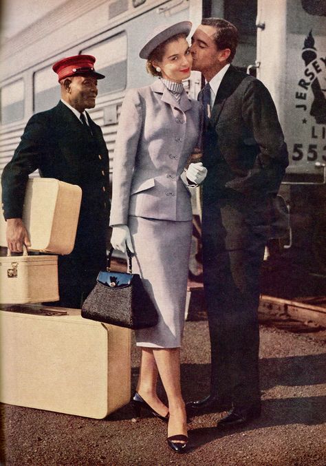 1950s Aesthetic, 1950’s Fashion, Fashion 50s, Vintage Fashion 1950s, Vintage Couples, Vintage Lifestyle, Fashion 1950s, Vintage Suits, Retro Mode