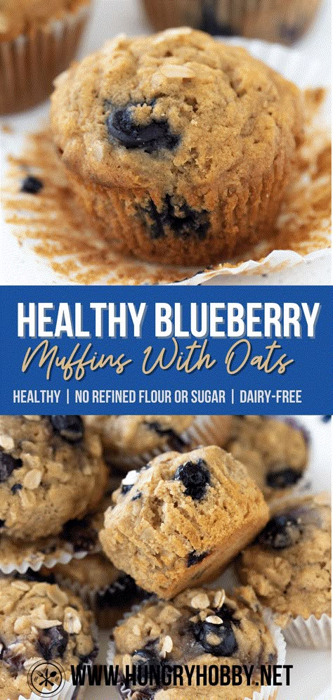 Oat Flour Blueberry Muffins, Blueberry Muffins For Baby, Oatmeal Blueberry Muffins Healthy, Banana Blueberry Oatmeal Muffins, Blueberry Muffin Recipe Healthy, Blueberry Oat Muffins, Oatmeal Muffins Healthy, Blueberry Oatmeal Muffins, Healthy Blueberry Muffins