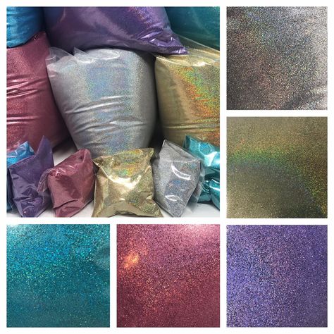 Holographic Material, Makeup Crafts, Cosmetic Grade Glitter, Chrome Nail Powder, Unicorn And Glitter, Silver Nail, Glitter Crafts, Cosmetic Glitter, Bulk Up