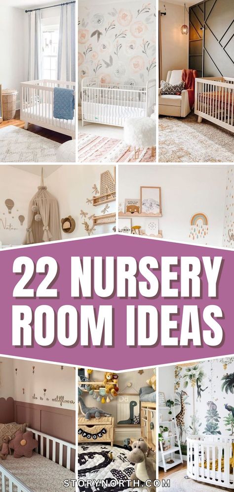 Save this pin for a curated collection of nursery room ideas to create a magical space for your little one. Discover creative decor, furniture, and design tips to make your child's room a cozy sanctuary. #NurseryDecor #KidsRoomIdeas #HomeDecorationTips Corner Accent Wall Nursery, Nursery Ideas With Wallpaper, Nursery Ideas For A Girl, Baby Girl Rooms Nursery, Nursing Room Ideas, Princess Nursery Ideas, Nursery Room Ideas Childcare, Unique Nursery Ideas, Library Nursery