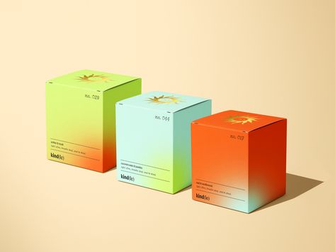 Gradient Packaging, Sun Logo Design, Candle Packaging Design, Candle Boxes, Packaging Design Trends, Fragrance Packaging, Modern Packaging, 타이포그래피 포스터 디자인, Sun Logo