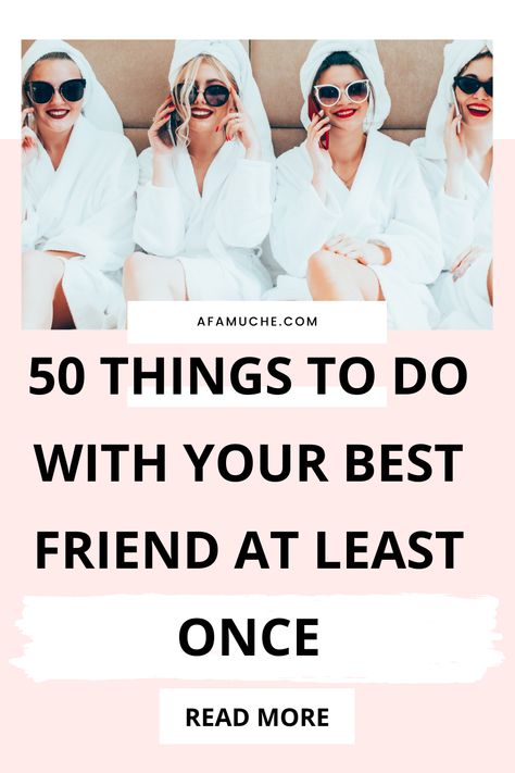 Plans To Do With Your Best Friend, Exciting Things To Do With Friends, Ladies Night In Ideas Activities, Best Friend Day Ideas, Bored With A Friend, Friendship Dates Ideas, Things To Do With Best Friend, Ladies Night Party Themes, Things To Do With Your Best Friend