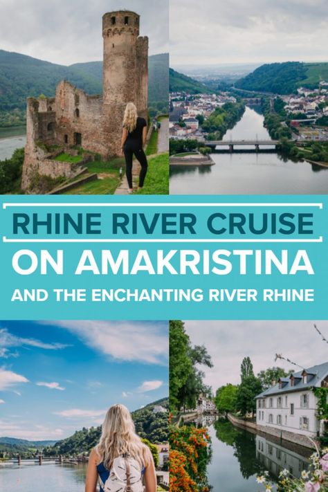 Rhine River Cruise on AmaKristina and the Enchanting River Rhine - Daily Mom Rhine River Cruise Amawaterways, Amawaterways Rhine, Riverboat Cruise, Viking Cruise, River Cruises In Europe, Rhine River Cruise, European River Cruises, Viking Cruises, Ocean Cruise