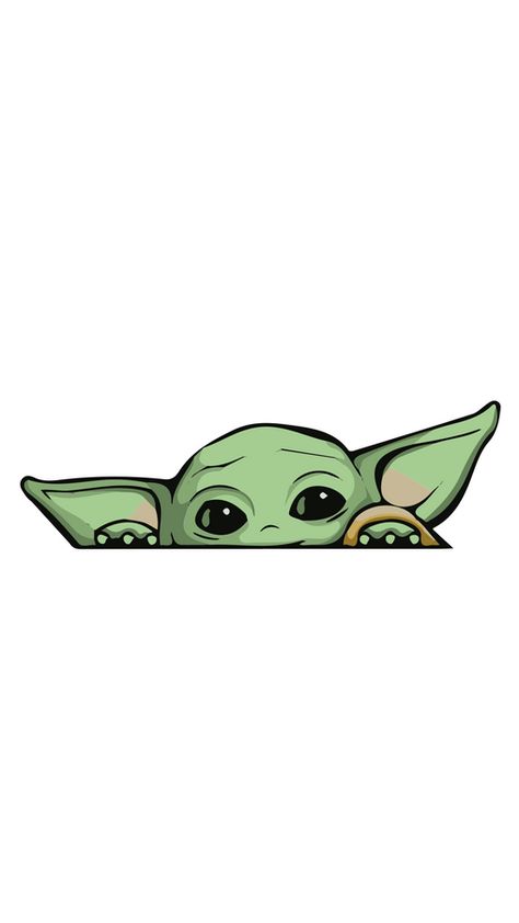 Do you know why the cute green baby from the Mandalorian came to you in our fanart Star Wars Grogu Looks Sticker? Baby Grogu came to congratulate you as a dedicated fan of Star Wars with Star Wars... Cute Grogu Drawing, Star Wars Cute Art, Grogu Drawing Easy, Star Wars Cute Drawing, Star Wars Yoda Drawing, Star Wars Art Easy, Star Wars Cartoon Drawings, Grogu Painting, Grogu Drawing