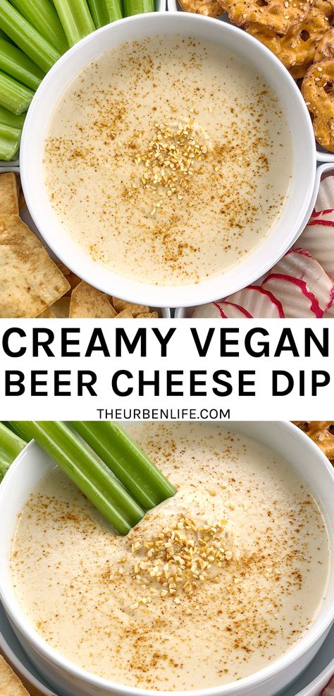 Vegan Beer Cheese, Beer Cheese Dip Recipe, Dairy Free Dips, Cheese Dip Recipe, Cheesy Snack, Beer Cheese Dip, Game Day Appetizers, Family Lunch, Free Beer