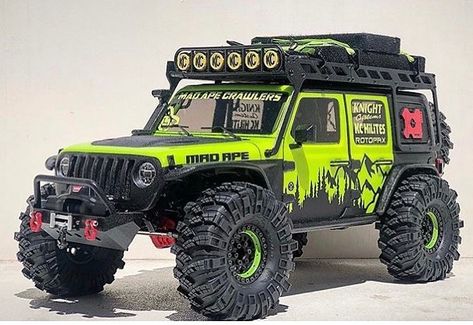 Knight Customs on Instagram: “Rc Jeep life. @mad.ape.crawlers representing. Thanks for all your awesome builds and using our parts. #jeep #jeeplife #rc #knightcustoms…” Mobil Rc, Rc Jeep, Future Vehicles, Rc Cars And Trucks, Custom Jeep, Rc Hobbies, Jeep Rubicon, Hard Body, Your Awesome