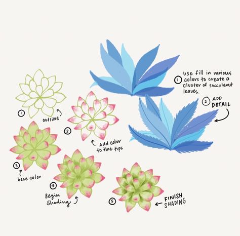 How To Draw Cacti & Succulents How To Paint Succulents, Succulent Drawing, Doodle Easy, Succulents Drawing, Succulent Painting, Creativity Ideas, Paint Inspo, Watercolor Succulents, Succulent Art