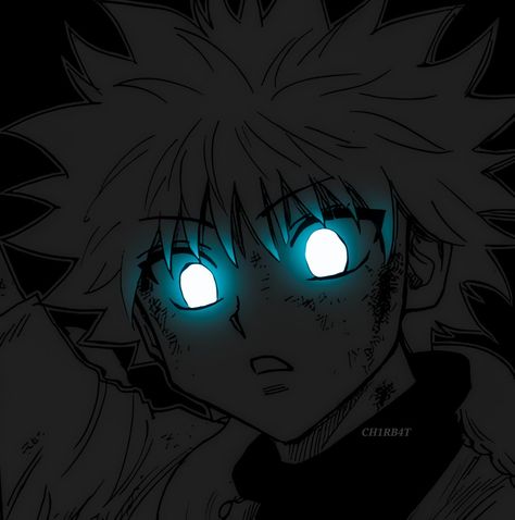 Killua Profile Pic Aesthetic, Pfp Killua, Killua Icon, Glowing Eyes, Killua Zoldyck, Glowing Art, Anime Pfps, Nyc Life, Coding For Kids