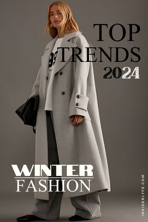 ❄️ Winter Fashion Alert! ❄️ Discover the must-have trends for Winter 2024: cozy oversized knits, statement coats, metallic accents, and chic layering combos. Plus, what styles to skip this season! Stay warm and stylish with these essential fashion tips. 🧥✨ #WinterFashion2024 #StyleTrends #CozyChic Winter Looks For Women 2024, Winter 2024 Womens Fashion, Fashion Trends Winter 2024/25, Coat 2025 Trend, Winter Trends 2024 Women, 2024 Coat Trends, Coat Trends 2024, Winter Fashion Trends 2024, Winter Coats 2024