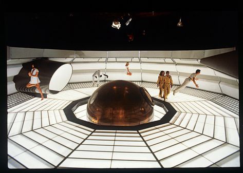 5 of legendary set designer Sir Ken Adam’s greatest hits - The Spaces Alien Couture, Ken Adams, Futuristic Space, Scenic Design, Decoration Inspiration, Space Station, Retro Futurism, Experience Design, Studio Space