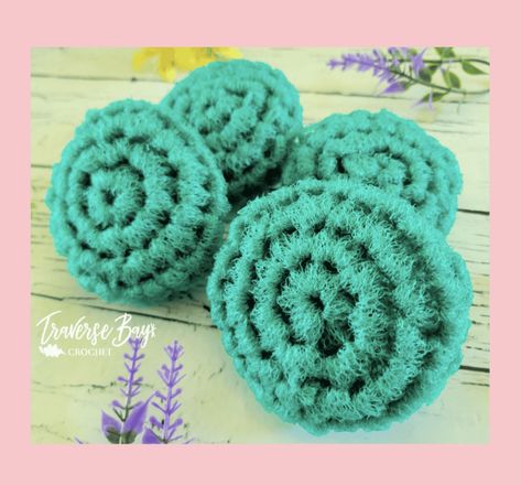 How To Crochet The Best Dish Scrubbies Free Easy Pattern Knitting Scrubbies Free Pattern, Scrubby Yarn Crochet Patterns, Crochet Dish Scrubber, Scrubby Yarn Crochet, Scrubby Pattern, Scrubbies Crochet, Scrubbies Crochet Pattern, Thick Crochet, Dish Scrubbies