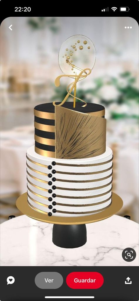 40th Birthday Cakes For Men, Decorating With Fondant, Birthday Cake Roses, Fondant Cake Tutorial, Rodjendanske Torte, Cake Design For Men, 25th Birthday Cakes, Fondant Cake Designs, Cakes Design