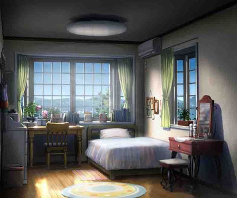 Orange Scenery Visual - Naho Room 001 - 20160524 - Anime Herald Cartoonish Art, Anime Houses, Anime House, Anime Places, Bedroom Drawing, Anime Room, House Room, Boy's Bedroom, Anime Scenery Wallpaper