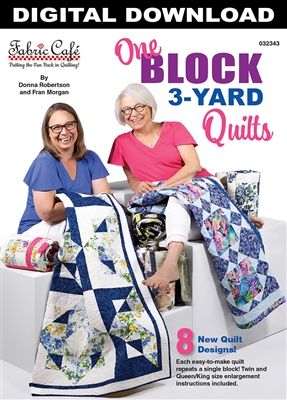 One Block 3-Yard Quilts Downloadable 3 Yard Quilts, Quilt Book, Quilt Pattern Book, Easy Quilt Patterns, King Size Quilt, Quilt Designs, Lap Quilt, Book Quilt, Fabric Bundle