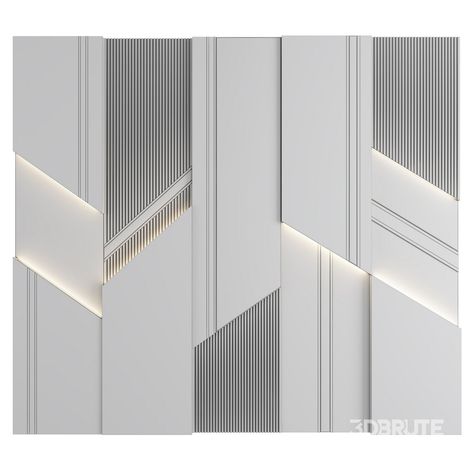 Wall Panel Decor 69 3d model Buy Download 3dbrute Wall Panel Texture, Bed Back Design, Modern Wall Paneling, Create Board, Stone Wall Design, Stair Wall, Wall Panel Design, Kitchen Wall Lights, Church Stage