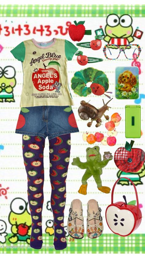 Weird Kid Outfits, Werid Core Style, Candycore Outfits, Whimsicore Outfits, Twee Clothing, Dream Core Outfits, Kitschy Fashion, Twee Core, Funk Outfit