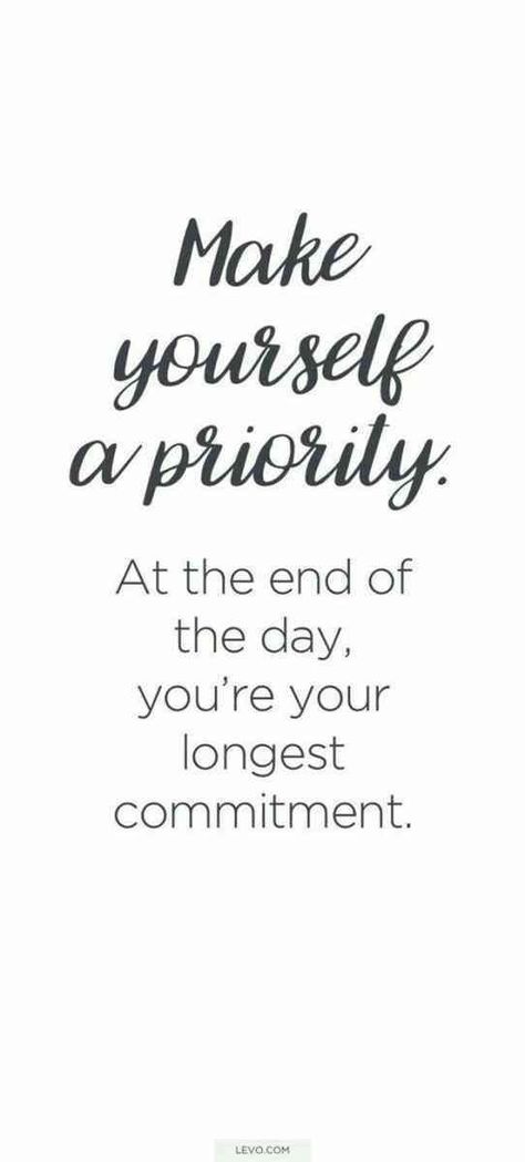 "Make yourself a priority. At the end of the day, you’re your longest commitment." -Unknown  | #essentialoils #positivequotes #lifeandquotes #healthandwellness #wellnessquotes #positivity #lifequotes #healthyliving #healthquotes #healthy3d @healthy3d Quotes Crazy, Citation Force, Inspirational Quotes About Success, Life Quotes Love, Crazy Funny, Motivational Quotes For Life, Quotes About Strength, Inspiring Quotes About Life, A Quote