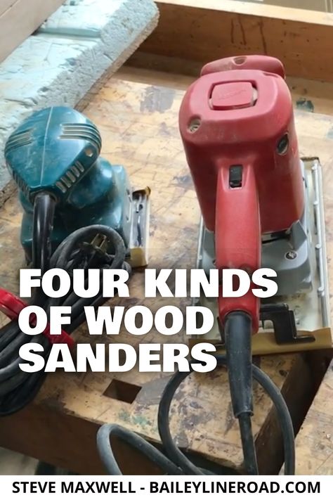 If you’ve got some #woodworking projects in mind, or a house to fix up, then there are four types of sanders you might consider. They all have pros and cons, as you’ll see in the article. 🛠️ Wood Sanders, Sanding Wood, Next Home, Home Reno, Better Together, Pros And Cons, Sanding, Sanders, A House