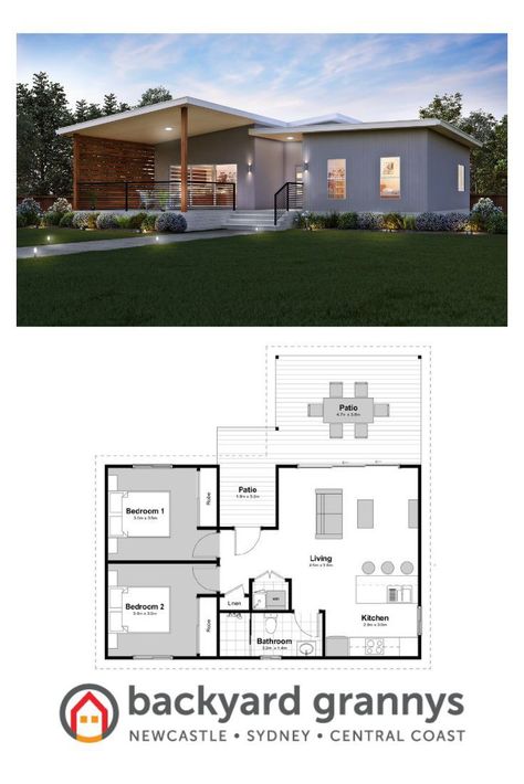 Granny Flat 1 Bedroom, 3 Bedroom Granny Flat Plans, 2 Bedroom Flat Floor Plan, Granny Flat Plans 2 Bedroom, Granny Flat Ideas, Modern Granny Flat, 2 Bedroom Granny Flat, Granny Flat Plans, 2 Bedroom Floor Plans