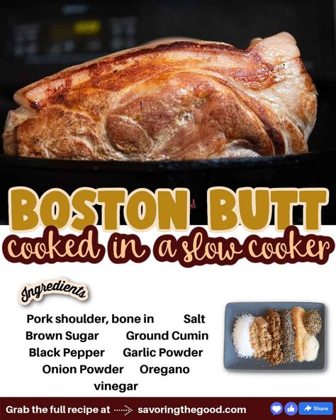 Slow Cooker Boston But Bbq Pork, Boston Button Roast Recipes Crockpot Crock Pot, Crockpot Pork Butts, Bostonbuttroast Crockpot, Pork Butts In The Crock Pot With Dr Pepper, Pork Shoulder Boston Roast Crock Pot, Porkbuttroast In Crockpot, Boston But Crockpot, Bbq Boston Button Recipes Crockpot