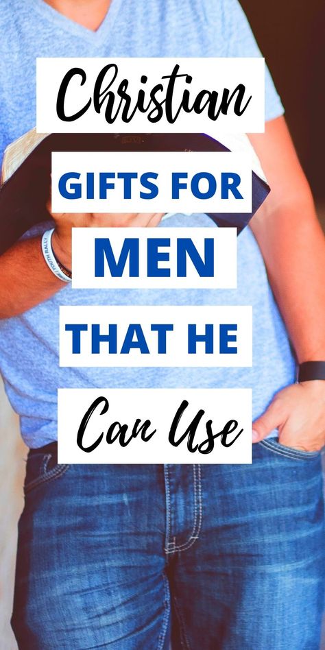 These Christian gifts are perfect for the man in your life. Find the perfect gift for your husband, father, grandfather, son and more. Bible For Husband Gift, Christian Birthday Gifts For Him, Biblical Gifts For Men, Father’s Day Gifts For Church Dads, Gifts For Boyfriend Christian, Small Fathers Day Gifts For Church, Gift For Future Husband, Father’s Day Gift For Church, Christian Men Gifts