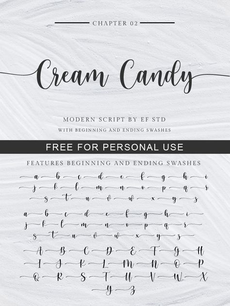 Cream Candy Font | dafont.com Candy Font, Letras Cool, Fonts Handwriting Alphabet, Best Script Fonts, Cream Candy, Handwriting Alphabet, Hand Lettering Fonts, Hand Lettering Alphabet, Aesthetic Fonts