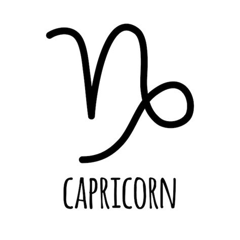 Vector hand drawn capricorn astrologic z... | Premium Vector #Freepik #vector #astrology #horoscope-background #astrology-logo #constellation Horoscope Background, Capricorn Logo, Astrology Logo, Background Astrology, Capricorn Symbol, Capricorn Star Sign, Capricorn Sign, Zodiac Capricorn, Vector Hand