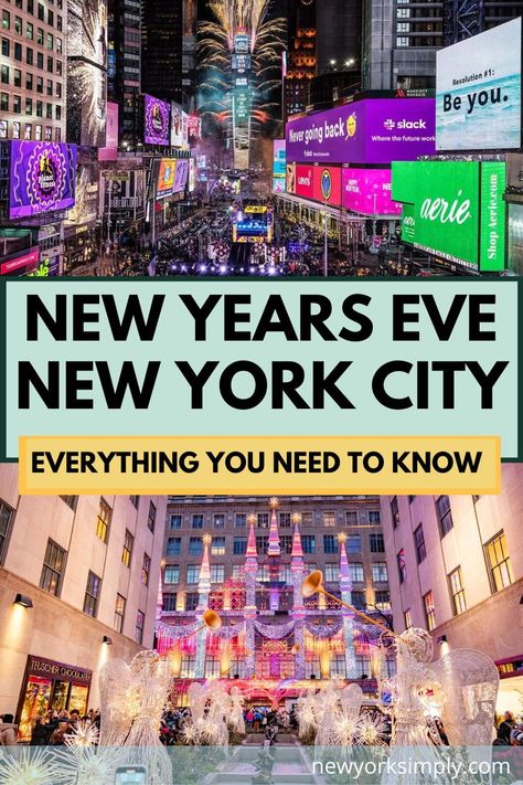 One of the best things to do after Christmas in New York City, is plan how to spend New Years Eve in NYC. Here is our complete guide of celebrating New Years Eve in New York City | NYC Winter | NYC holidays | NYE in NYC | Ball Drop | Times Square Ball Drop | New York City during New Years Eve | Best things to do in NYC Winter | Best things to do in NYC Christmas | Holiday Season NYC | New Years 2022 NYC | New Years Eve 2022 NYC | Where to eat New Years eve in NYC | NYC in December | NYC winter Nye In New York, New York Ball Drop, Nyc New Years Eve, Nye In Nyc, Nyc New Years, New York New Years Eve, Christmas In New York City, New Years Eve Events, Nyc In December