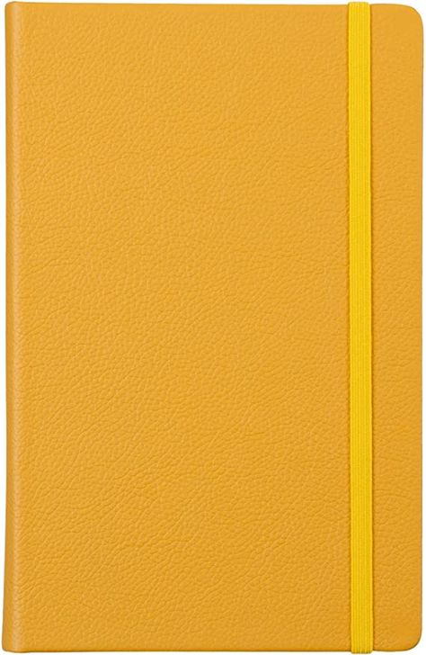 AmazonSmile : Leatherpress Classic Leather Notebook Journal, Hardcover, Butter Yellow, Large (5.4" x 8.4"), 240 Ruled Pages, Inspire Collection : Office Products Yellow Notebook, Dorian Gray, Butter Yellow, Leather Notebook, Notebook Journal, Office Products, Classic Leather, Journal Notebook, Notebook