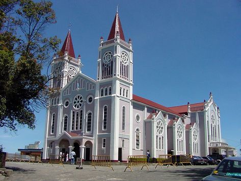 Cathedral in Baguio City, Philippines. Baguio Cathedral, Houses Of The Holy, Baguio City, Old Churches, Baguio, Atonement, Church Architecture, The Chair, Old Church