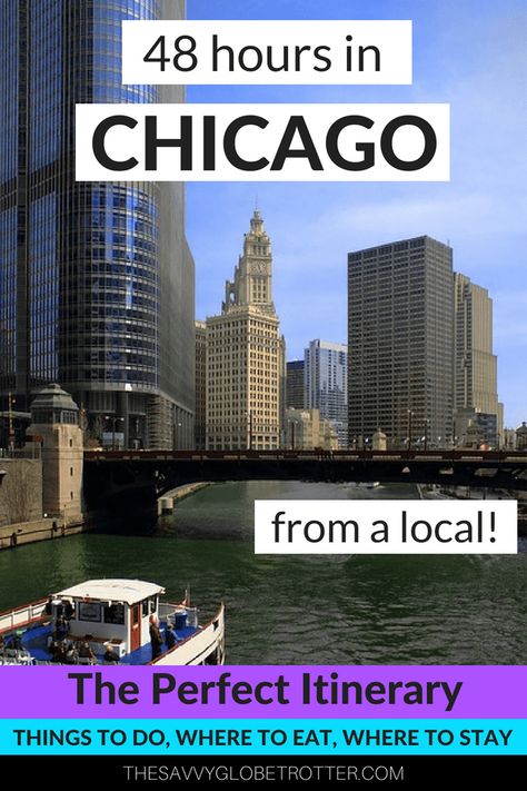 36-48 Hours in Chicago: The Perfect 2 Day Itinerary (From a Local!) Chicago Tourist Attractions, Chicago Itinerary, Chicago Weekend, Chicago Attractions, Chicago Travel Guide, Chicago Things To Do, Illinois Travel, Chicago Trip, Things To Do In Chicago