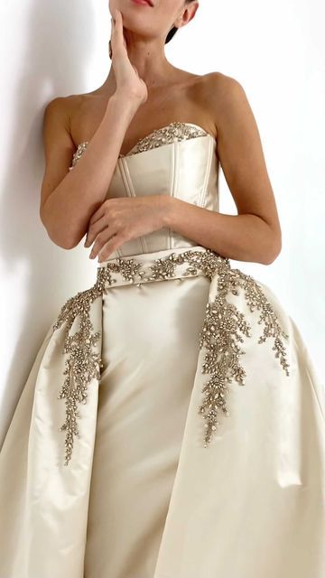 Maximalist Bride, Overskirt Dress, Lazaro Wedding Dress, Elegant Outfit Classy, Kleinfeld Bridal, Trumpet Gown, Make An Appointment, Dream Wedding Ideas Dresses, Romantic Bride