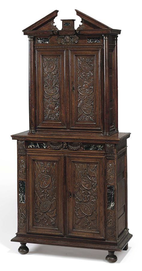 Walnut Buffet, Buffet Furniture, Baroque Furniture, Number Stencils, Philadelphia Museums, Memorial Museum, Philadelphia Museum Of Art, Cupboard Doors, 16th Century