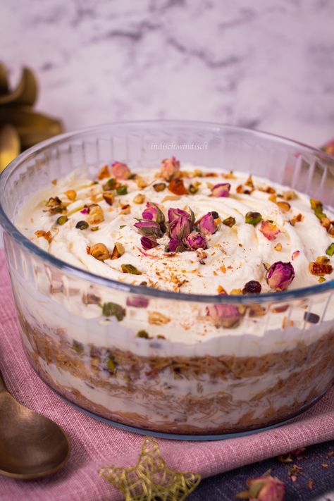 Siwai Tiramisu Vermicelli Recipes, Eid Look, Edible Roses, Eid Food, Eid Festival, Tiramisu Recipe, Popular Desserts, Roasted Nuts, Indian Desserts