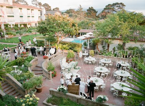 Carmel By The Sea Weddings, Chic White Wedding, Alfresco Wedding, Wedding By The Sea, Jose Villa Photography, Al Fresco Wedding, Monterey Wedding, Modern Bohemian Style, Boutique Hotels Design