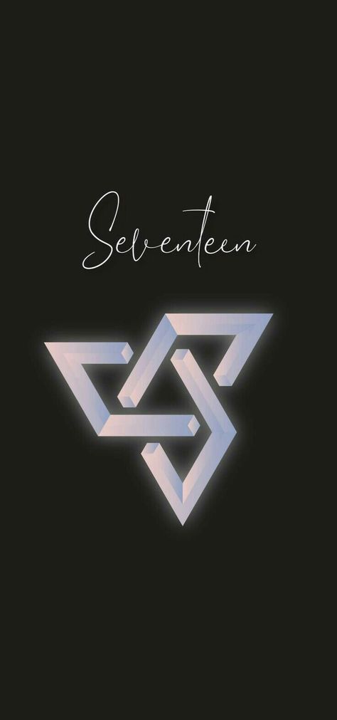 Svt Logo Wallpaper, Seventeen New Logo, Seventeen Carat Logo, Going Seventeen Logo, Seventeen Logo Wallpaper, Kpop Logo Wallpaper, Seventeen Logo Design, Seventeen Logo, Seventeen Fashion