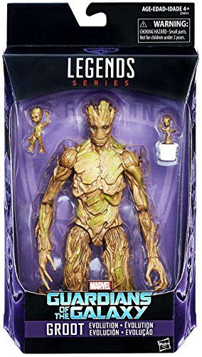 Marvel Legends 6-Inch Series Guardians of the Galaxy Exclusive Groot Evolution Action Figures Groot Dancing, Groot Guardians, Dc Figures, Marvel Legends Action Figures, Guardians Of The Galaxy Vol 2, Old School Toys, Wwe Elite, Marvel Figure, Marvel Action Figures