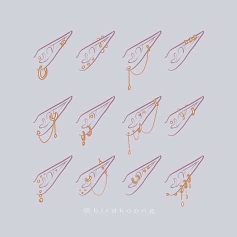 Elf Ears, Concept Art Drawing, Creature Concept Art, Dessin Adorable, Anime Princess, Art Poses, Art Tutorials Drawing, Drawing Base, Drawing Poses