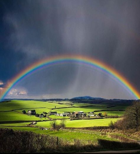 Dorset, England Rainbows In The Sky, Rainbow Pictures, Rainbow Photography, Rainbow Photo, Love Rainbow, Foto Art, To Infinity And Beyond, Beautiful Rainbow, Over The Rainbow