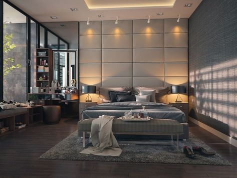 Big Bedroom Luxury, Interior Design Luxury Modern, Bedroom Ideas Luxury, Bedroom Cupboards, Big Bedrooms, Bedroom Cupboard Designs, Cosy Room, Luxury Bedroom Master, Perfect Bedroom