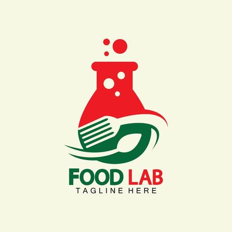 Food lab logo vector icon illustration d... | Premium Vector #Freepik #vector #logo #food #menu #technology Branding Design Logo Food, Path Logo, Wine Logo Design, Research Logo, Cow Logo, Wine Logo, Kitchen Logo, Lab Logo, Food For Digestion